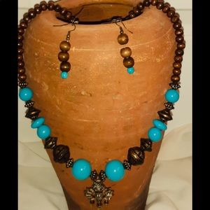 Beaded Inga Necklace Set